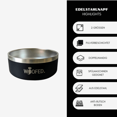 Premium Edelstahlnapf