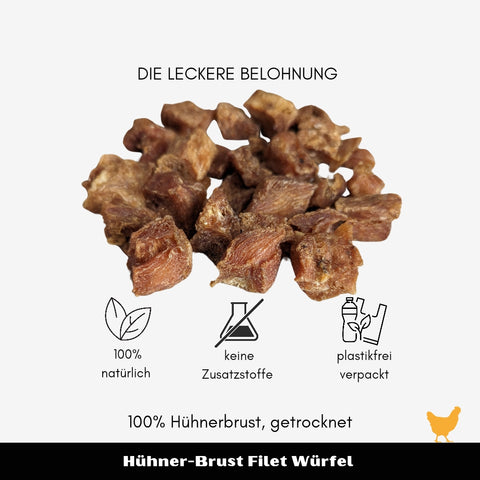 Hühner-Brust Filet Würfel | 100g