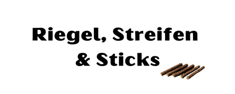 Riegel, Streifen & Sticks