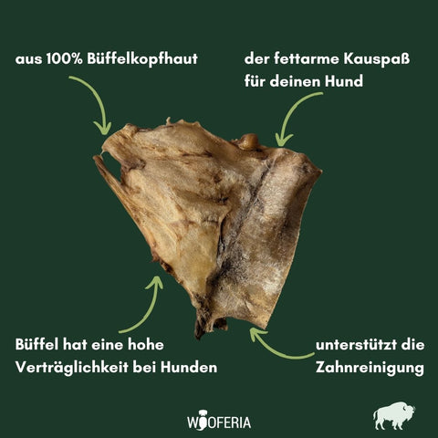 Büffel-Kopfhaut Platten | Stück [TR]