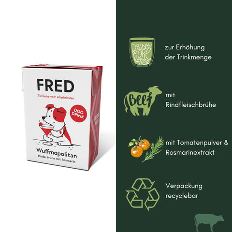 Dog Drink Wuffmopolitan Rind | 200g [DE]