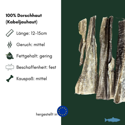 Dorsch-Haut Streifen | 100g [EU]