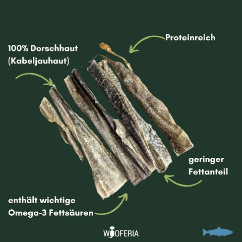 Dorsch-Haut Streifen | 100g [EU]