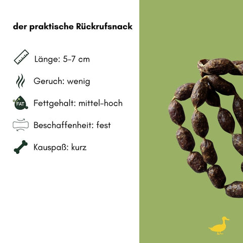 Enten-Mini Würstchen | 100g [EU]