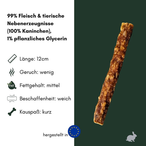 Kaninchen-Fleisch Riegel | 100g [EU]
