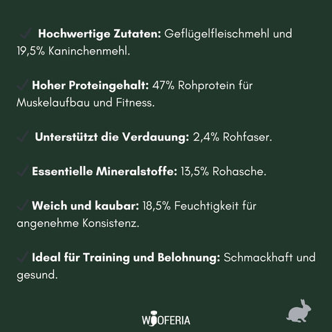 Kaninchen-Fleisch Softies | 200g [EU]