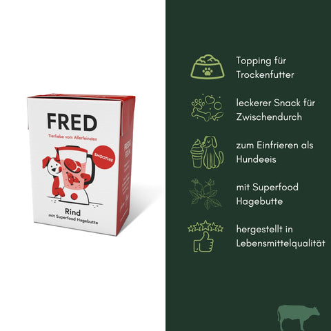 Smoothie Rind mit Hagebutte | 200g [DE]