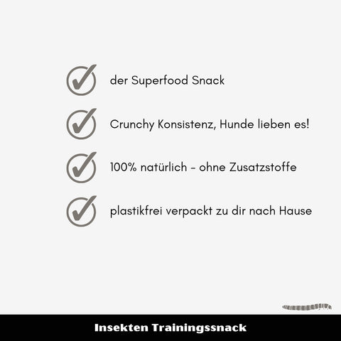 Insekten-Trainingssnack | 100g