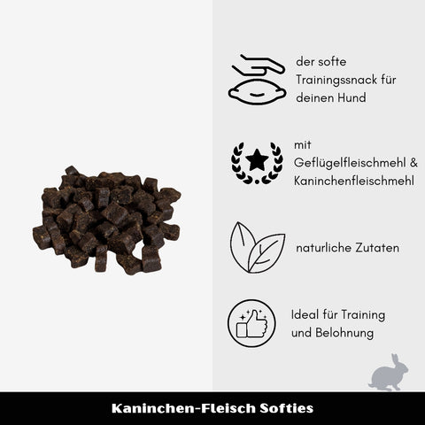 Kaninchen-Fleisch Softies | 200g