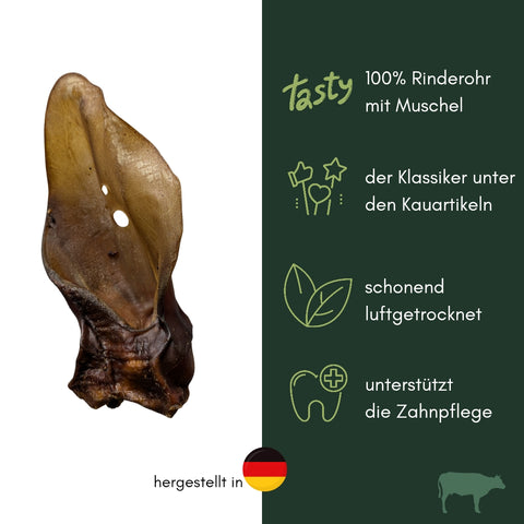 Rinder-Ohr mit Muschel | Stück [DE]