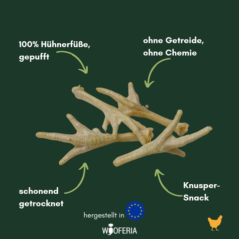 Hühner-Füße gepufft | 100g [EU]