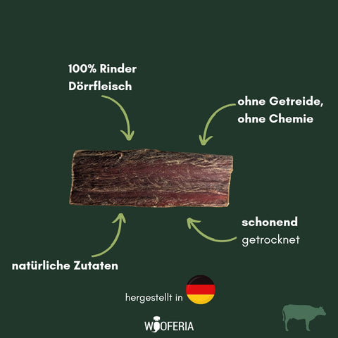 Rinder-Dörrfleisch 12cm | 200g [DE]