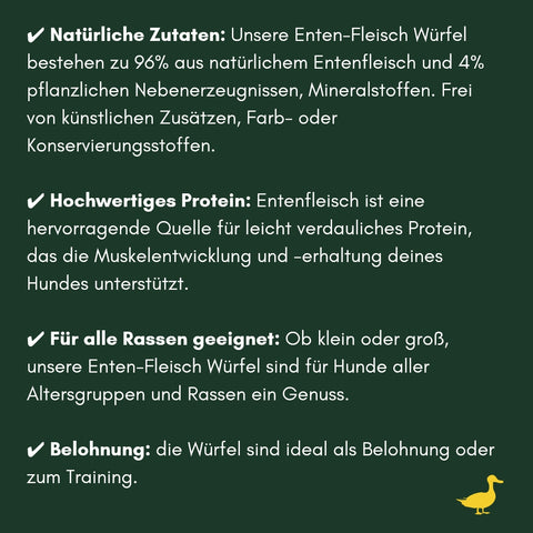 Enten-Fleisch Würfel | 100g [DE]