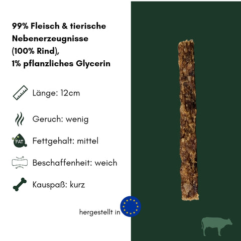 Rind-Fleisch Riegel | 100g [EU]
