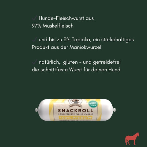 Hundewurst Pferd | 400g [EU]