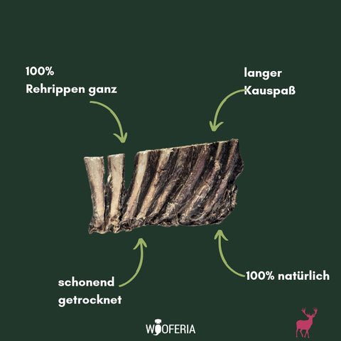 Reh-Rippen ganz | 1000g [EU]