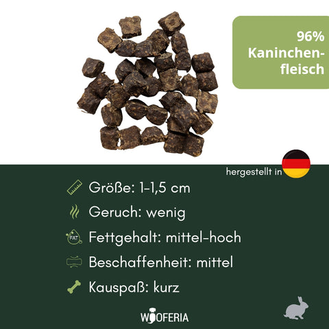Kaninchen-Fleisch Würfel | 100g [DE]