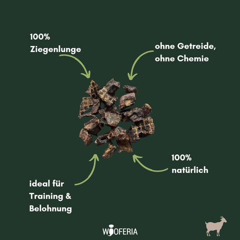 Ziegen-Lunge Würfel | 100g [EU]