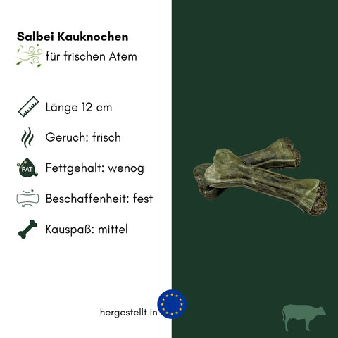 Salbei Kauknochen 12cm | Stück [EU]