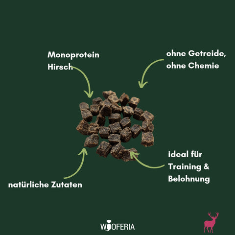 Hirsch-Fleisch Würfel | 100g [DE]