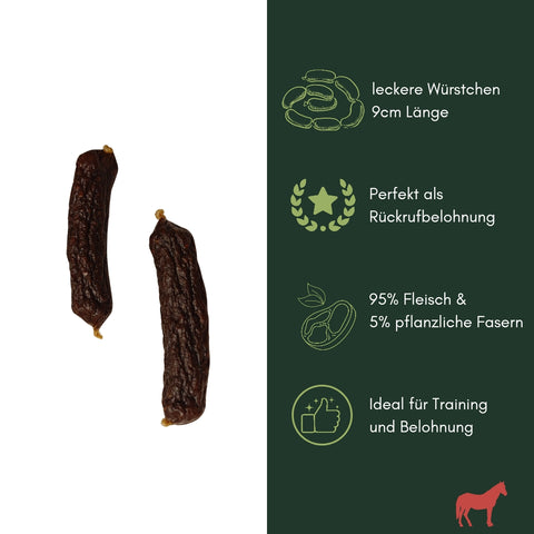 Pferde-Würstchen 9cm | Stück [EU]